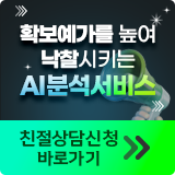 확보예가를 높여 낙찰시키는 AI분석서비스